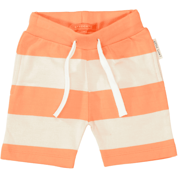 Staccato  Sweatbermudas orange gestreept 