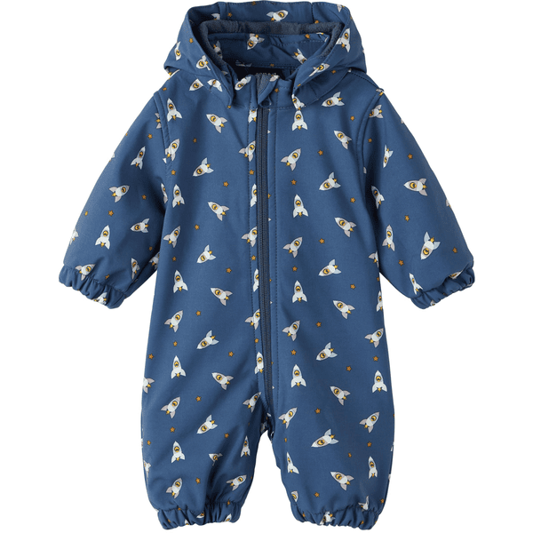 name it Combinaison enfant softshell Nbmalfa bleu marine minuit