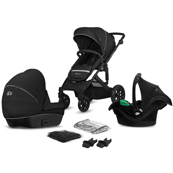 Kinderkraft Kinderwagen Prime Lite 3 in 1 Mink Pro Black