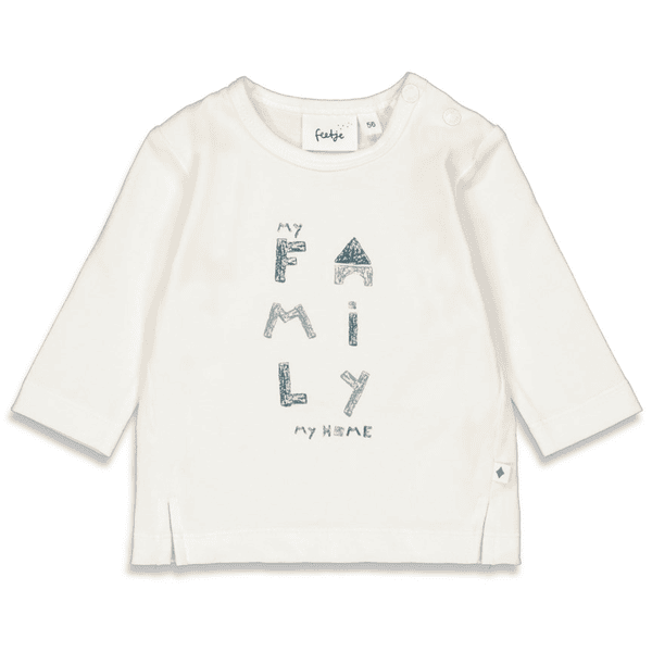 Feetje Langarmshirt Family Offwhite