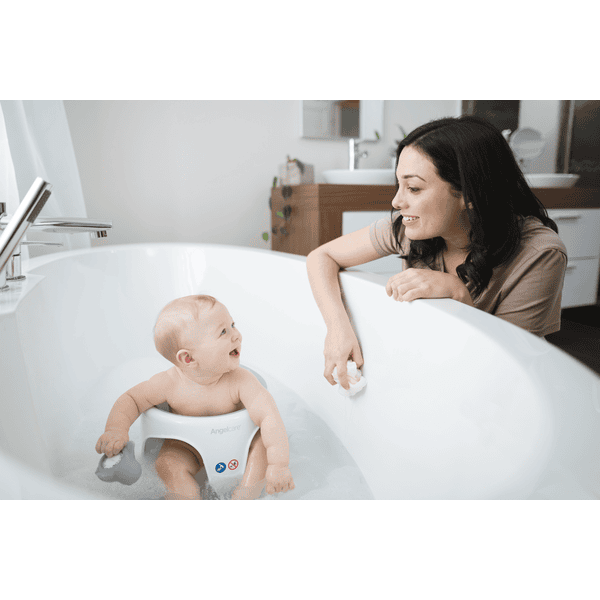 Angelcare® Anneau de bain enfant 6-10 mois, light grey