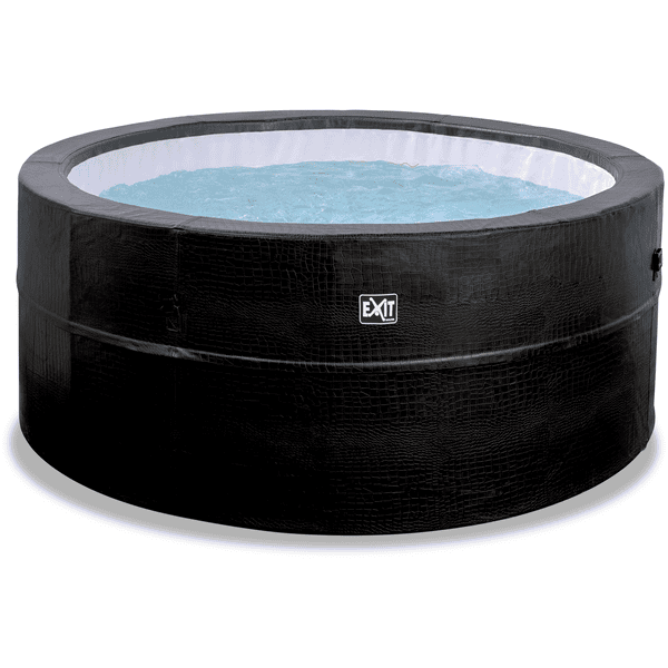 EXIT Leather Premium Whirlpool ø 184 x 73 cm - zwart