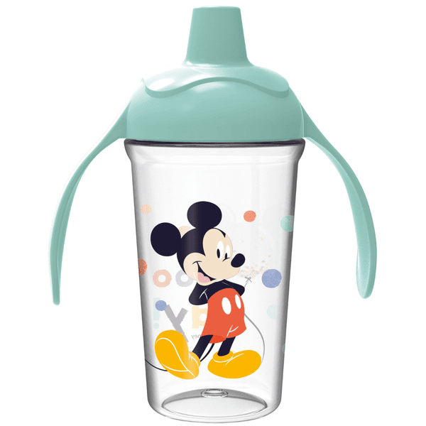 Stor Trinkbecher mit Deckel Mickey, 295ml