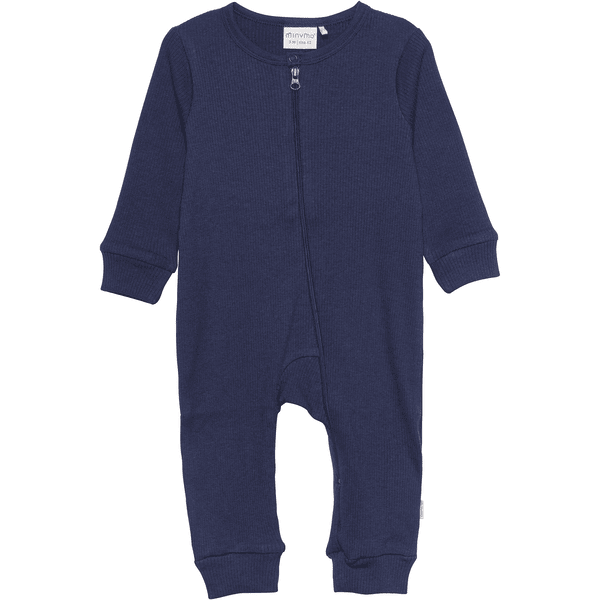 Minymo Combinaison de nuit Rib Dark Navy