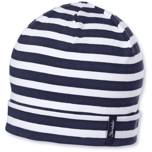 Sterntaler Beanie Beanie Slouch Striped Jersey marine 