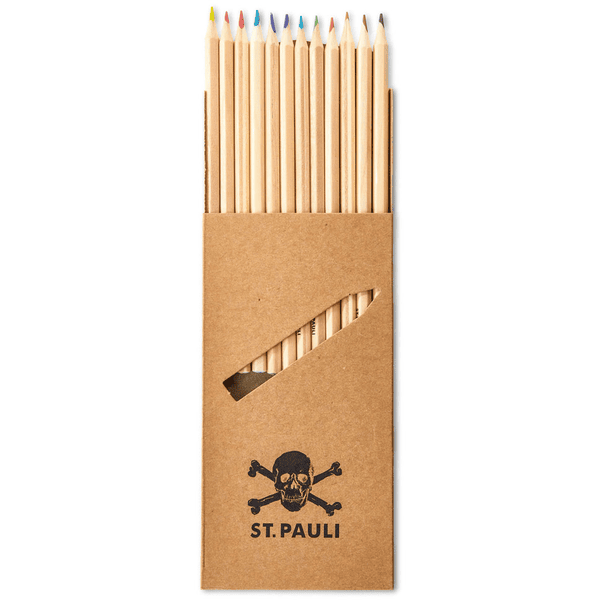 St. Pauli Collegeblock Buntstifte 12er Set