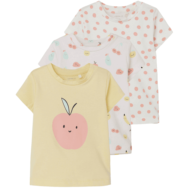 name it Camiseta 3-pack Nbfdaiva Calcita