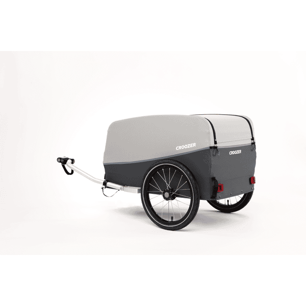 CROOZER Remorque de vélo pour bagages Cargo Pakko Stone Grey