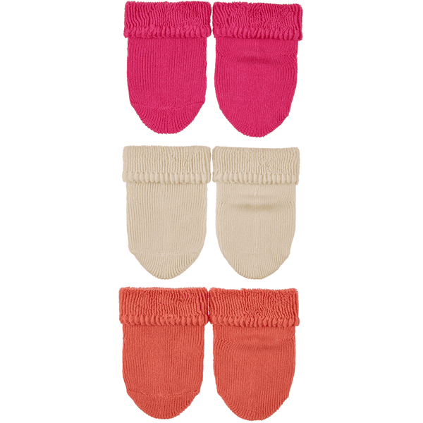 Sterntaler Calzini First Baby 3-Pack Uni Pink