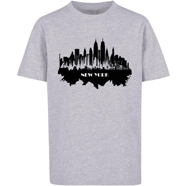F4NT4STIC York Cities skyline - T-Shirt grey New heather Collection