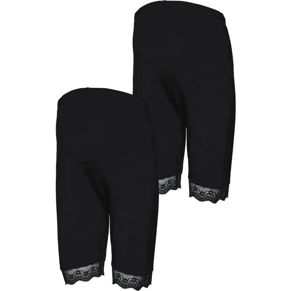 mama;licious Umstandsshorts MLEMMA 2er-Pack Black