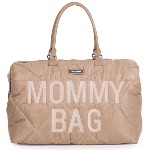 CHILD HOME Mommy Bolso acolchado beige