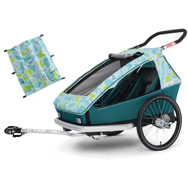 CROOZER Kid Vaaya 2 Cykelvagn Colourful Journey 