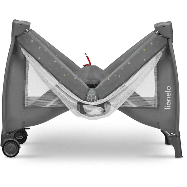 LIONELO Stefi - Lit parapluie bébé compact 2en1 - Dimensions 125 x