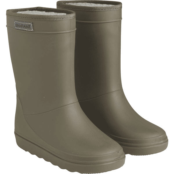 EN FANT Botas de goma infantil Thermo Ivy Green 