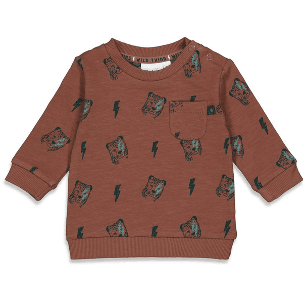 Feetje Sweat enfant Wild Thing brun