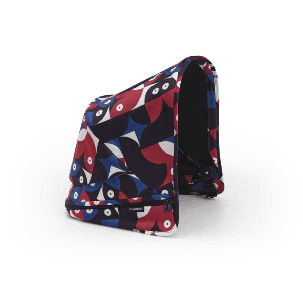 Bugaboo Daszek przeciwsłoneczny Donkey 5 Red/Blue Special Edition