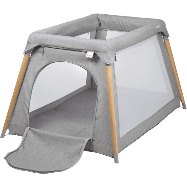 babyGO  Campingbedje Groovy Grey