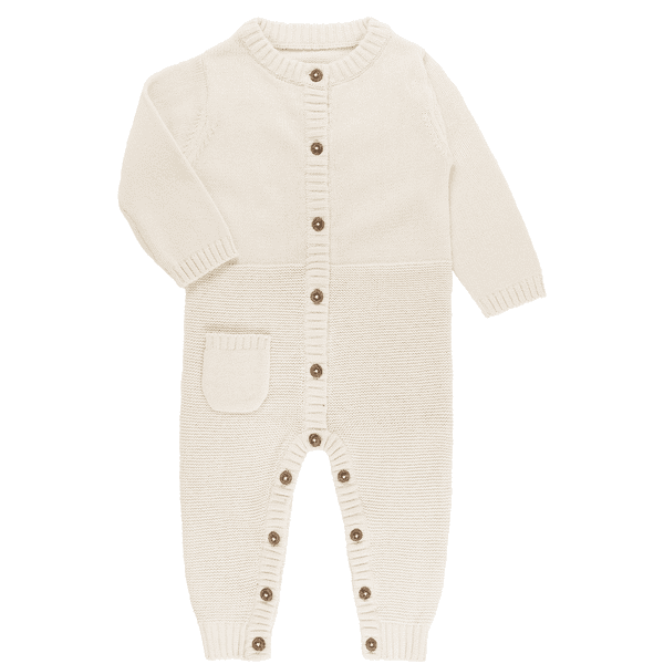 kindsgard Strickoverall strikka Grobstrick creme