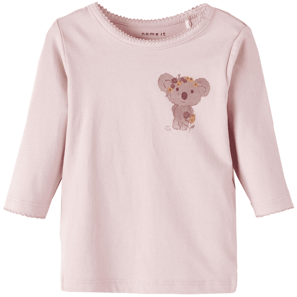 name it Langarmshirt Nbftina Violet Ice