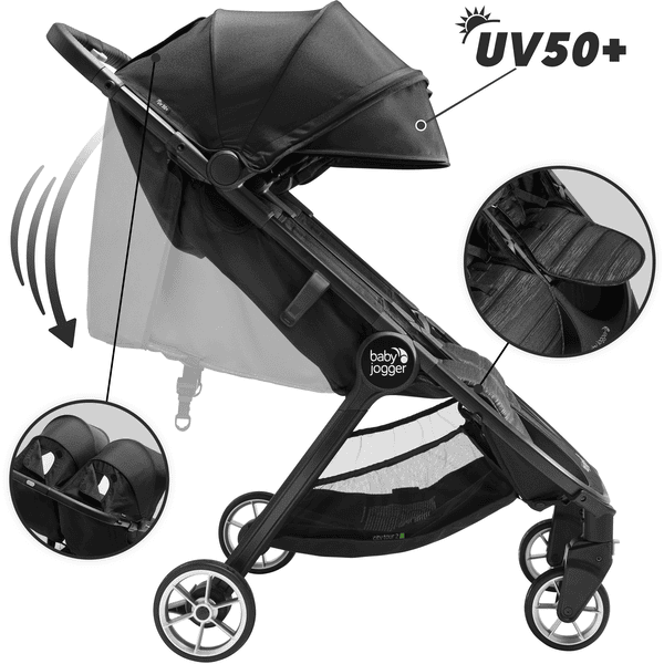 Baby jogger city tour 2 sale double stroller jet