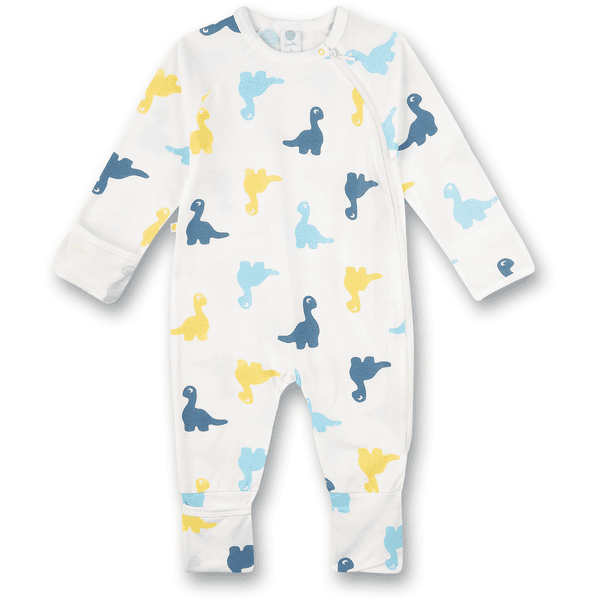 Sanetta Overall white pebble mit Dinos