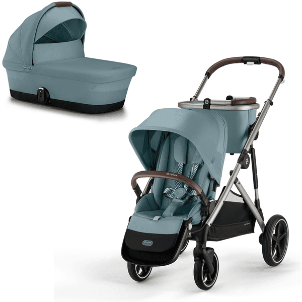 cybex GOLD Gazelle S barnvagn Silver Sky Blue