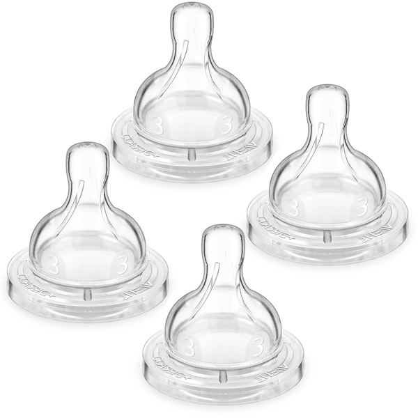 Philips Avent smokk SCF633/27 anti-kolikk classic fra 3 måneder, 4 stk.