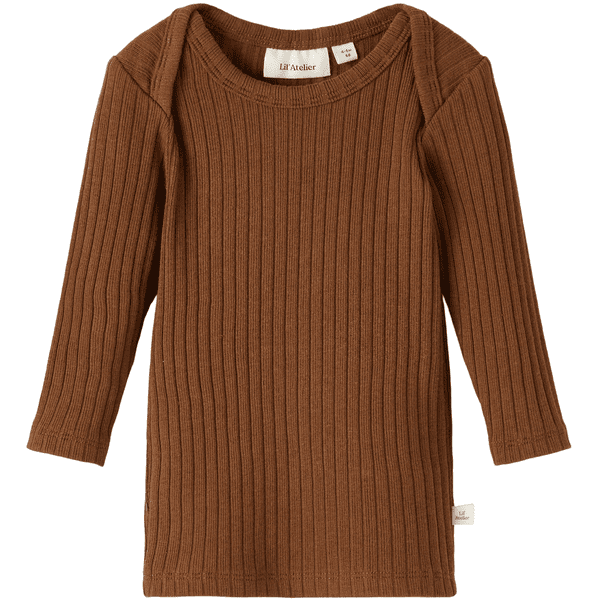 Lil'Atelier Langarmshirt Nbnikar Cambridge Brown