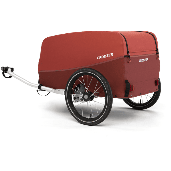 CROOZER Remorque de vélo pour bagages Cargo Tuure Lava Red