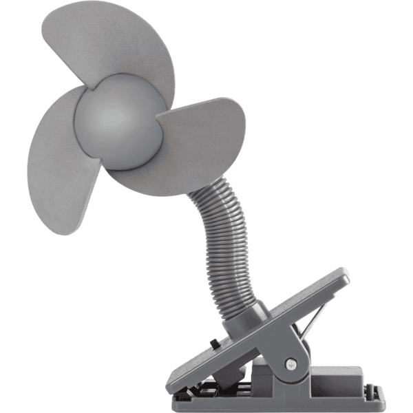 DOOKY Ventilateur de poussette gris