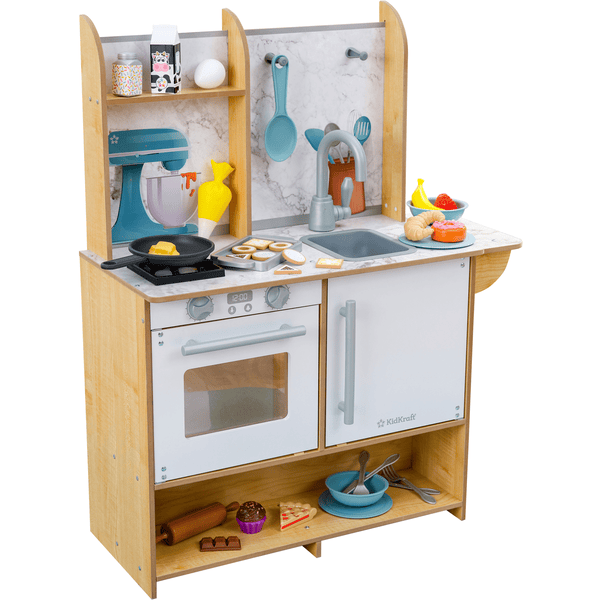 KidKraft- Cuisine pour Enfants en Bois, Multicolore Rose – Orca