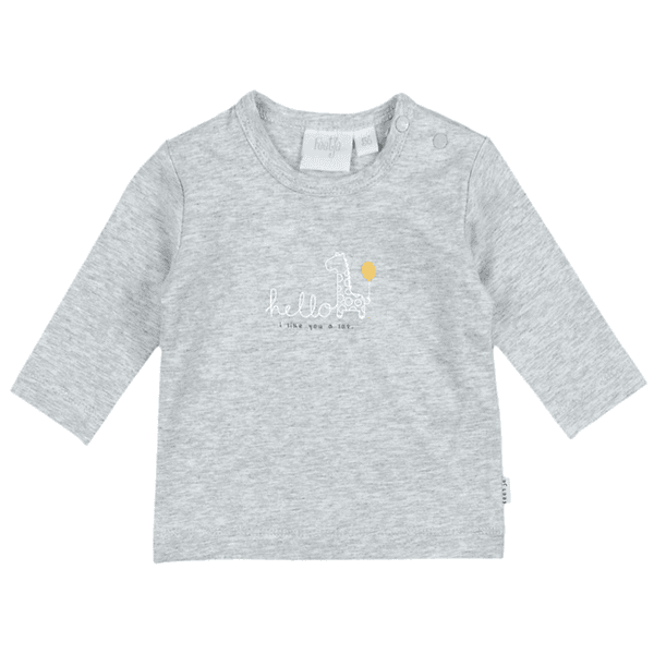 Feetje T-shirt manches longues Hello Sunshine Girafe Gris Melange