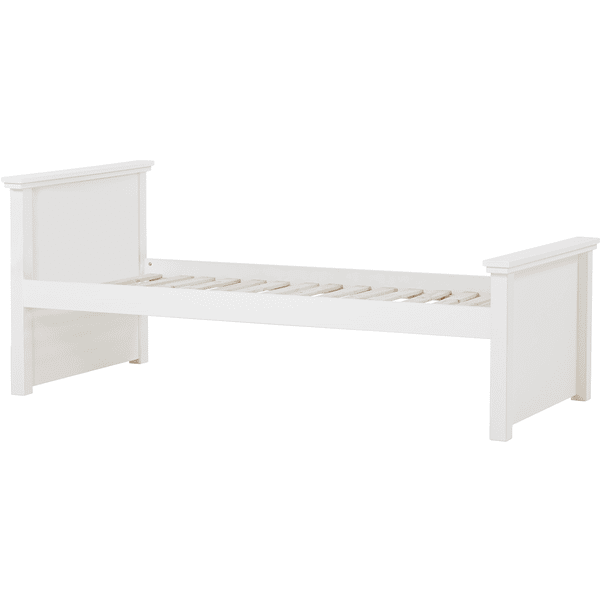Hoppekids Lit enfant Maja Deluxe sommier déroulant blanc 1 extrémité haute, 1 moyenne 90x200 cm