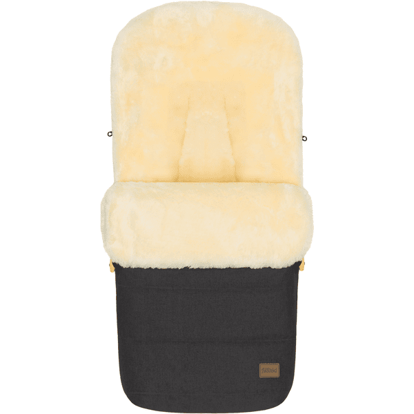 fillikid Coprigambe invernale Bernina Style pelle di agnello grigio scuro melange