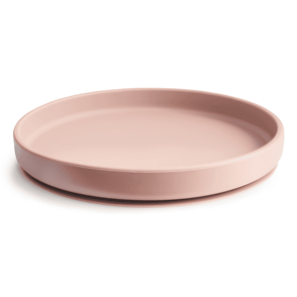 mushie Piatto in silicone Classic con ventosa Blush 