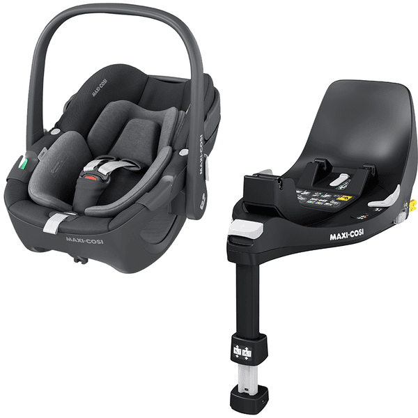 MAXI COSI Set Babyschale Pebble 360 Essential Graphite plus