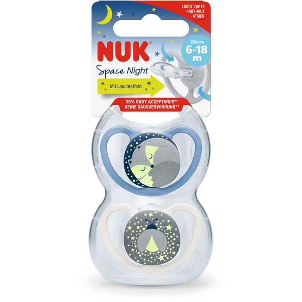 NUK 2 Sucettes CLASSIC Silicone 6-18m - Cdiscount Puériculture & Eveil bébé