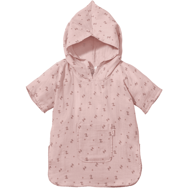 Sterntaler Badeponcho Emmi Girl Musselin zartrosa