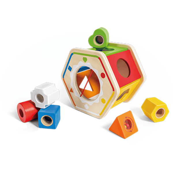 Hape Wonderful shape sorter, farverig