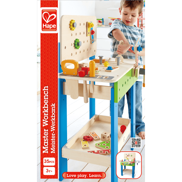 Hape caja de herramientas de madera