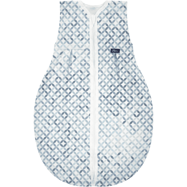 Alvi ® Śpiworek z Jersey Light Mosaic blue/white