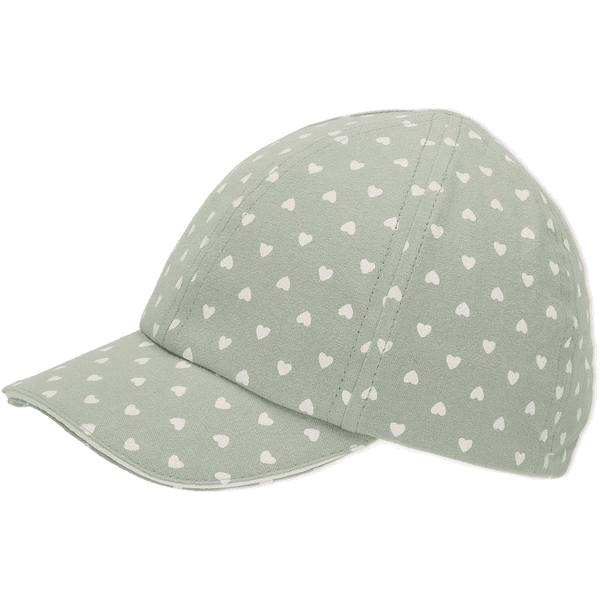 Sterntaler Baseball-Cap Herzen mittelgrün
