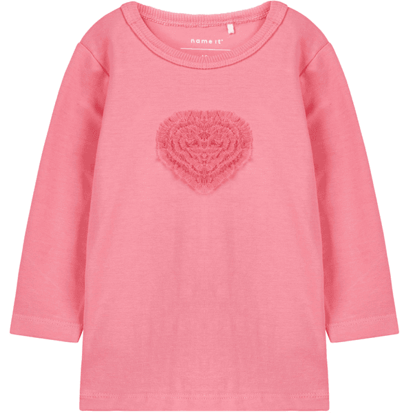 name it Girls Langarmshirt Ova bubblegum