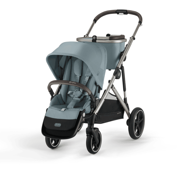 cybex GOLD Gazelle S kinderwagen Silver Hemelsblauw pinkorblue