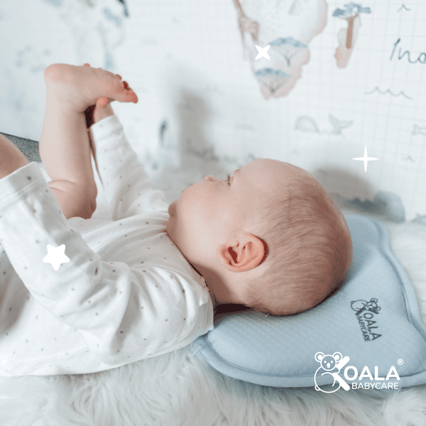 KOALA BABYCARE Almohada para bebes desde 0 meses azul rosaoazul.es