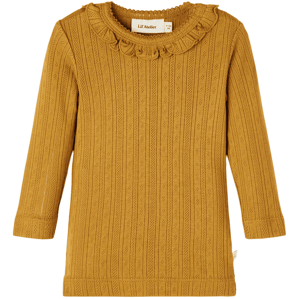 Lil'Atelier Langarmshirt Nbfrachel Golden Brown