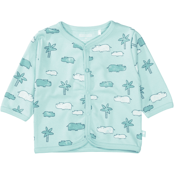 Staccato  Veste sweat pastel menthe à motifs