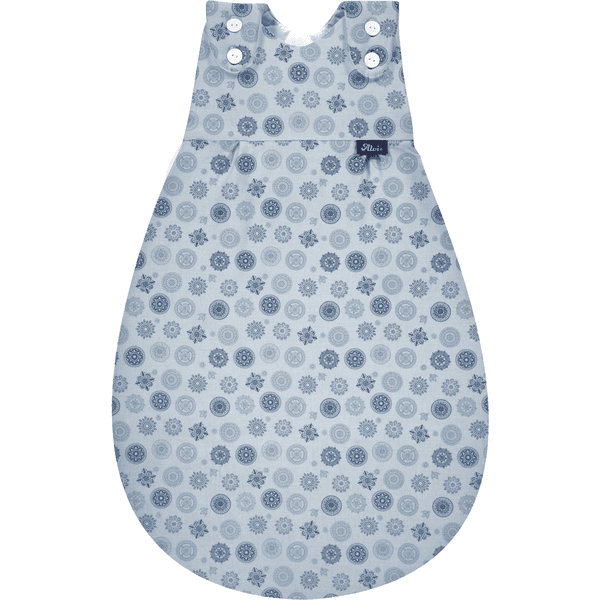 Alvi® Baby-Mäxchen®Außensack Flachgewebe Henna blau