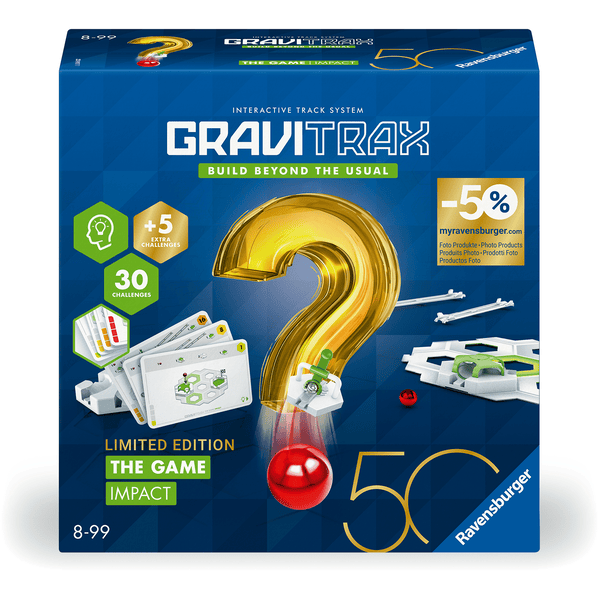 Ravensburger GraviTrax IL GIOCO Impatto 50 anni